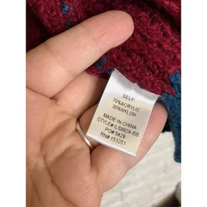Baltic Born‎ Jonah Chunky Knit Cardigan Womens S/M NWT Striped Waffle Sweater thumbnail 8