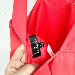 Lulus Women Flowy Forevermore Skater Mini‎ Dress in Coral Red Size Small thumbnail 3