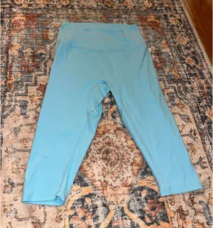 Free people movement blue cropped leggings thumbnail 1
