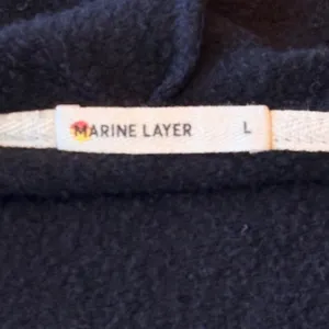 Marine Layer EABP All Star Navy Black Full‎ Zip Hoodie Womens Large Cozy Soft thumbnail 8