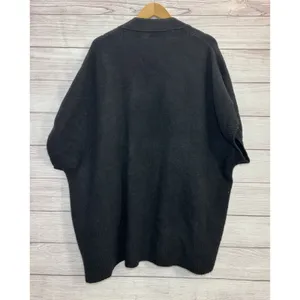 Aerie Women's Black Knit Cardigan Poncho Sweater Size SMALL OVERSIZED thumbnail 2
