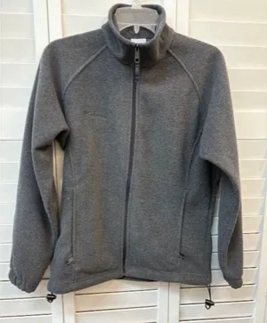 Women’s Columbia Grey Zipper Fleece Size‎ Small thumbnail 1