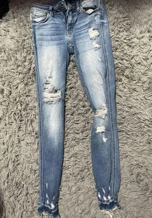 Vervet high rise skinny jeans thumbnail 1