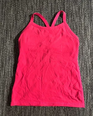 Lululemon Racerback Tank Top Pink Size 8 thumbnail 1