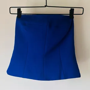 ZARA Blue Bustier Top - Size XS - New without tags thumbnail 2