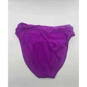 Good American Bikini Set Womens 4 Purple‎ Ruched High Waist Underwire Balconette thumbnail 3