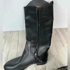Nordstrom Rack Women's Black Meadow Riding Boots Size 6M Zip Up Low Heel thumbnail 7
