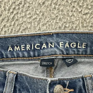 American Eagle Super High‎ Rise Ankle Straight Jeans Stretch Boho Women's 4 x 27 thumbnail 3