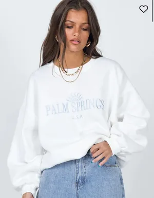 Princess Polly Palm Springs Sweatshirt thumbnail 1