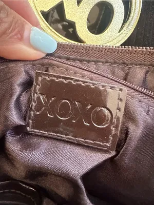Y2K Vintage XOXO Brown Shoulder Bag with Gold Accent thumbnail 13