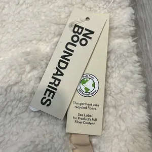 No Boundaries Cream Sherpa Half-Zip sweater thumbnail 6