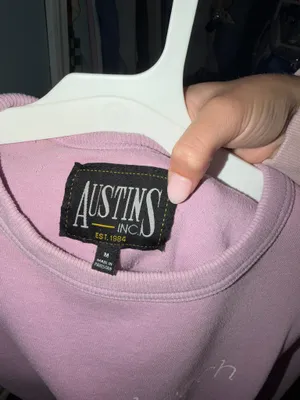 Austin's Inc Purple orange beach crewneck thumbnail 4