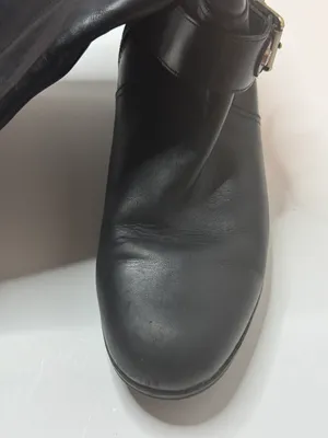 Bandolino Black And Brown Leather Knee High Boots Size 8.5M thumbnail 5