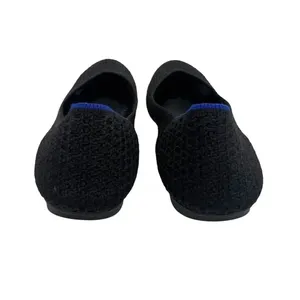 Rothy’s Flat Knit Honeycomb Rounded Toe Flats shoes Black/Blue Halo Size 7 thumbnail 7