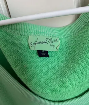Universal Threads Green Off The Shoulder Pullover thumbnail 3