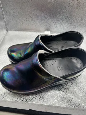 Dansko Professional Slip-On Clogs Size 37 US 6.5-7 Iridescent Nurse Shoes thumbnail 3