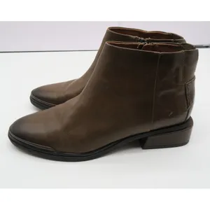 Sarto by Franco Sarto A-Nemi Olive Brown‎ Leather Ankle Boots Women 10M thumbnail 8
