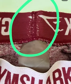gymshark flex set in heathered maroon 🎀 size small thumbnail 16
