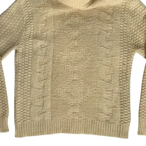 Vintage Walker Wool Blend Knit Turtleneck Sweater M Repair Project DIY thumbnail 8