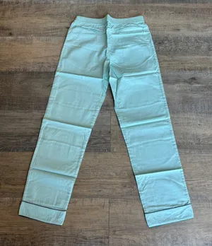 New LAKE Pajamas Poplin Pajama Pants Spruce Green‎ XS thumbnail 1