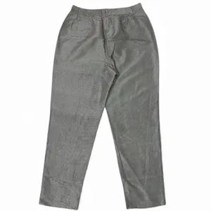 Anne Klein Women’s Gingham Ankle Pants Size 6 High Waist 100% Silk thumbnail 2