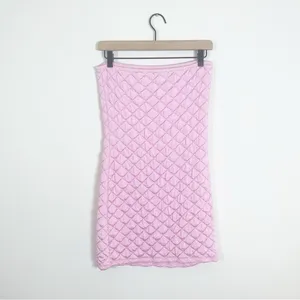 Frankie’s Bikinis Taylor Strapless Tube Dress Baby Pink XL thumbnail 4