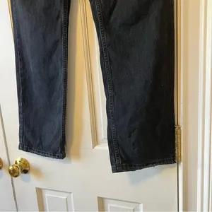 Free People Dakota Straight Leg Black Jeans Size 28” thumbnail 7