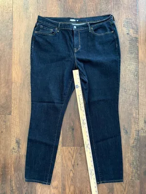 OLD NAVY Curvy Skinny blue jeans, plus size 14 thumbnail 7