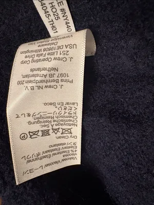 Madewell CloudSoft Short-Sleeve Sweater Tee wool/alpaca blend blue Size S NWT thumbnail 8