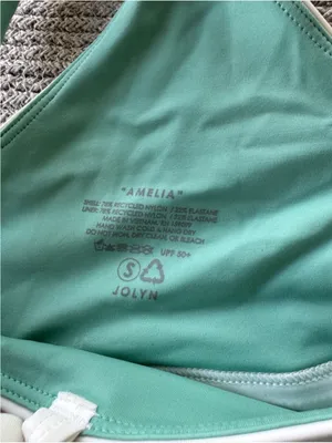 Jolyn Clothing White Amelia Bikini Top Size Small (Top only) thumbnail 3