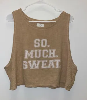 Offline by Aerie Waffle-Knit Crop Tank thumbnail 1