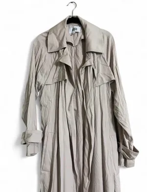 BB Dakota/Steve Madden Jacket Sz M Light Pink Trench Coat Collared Pockets thumbnail 5