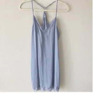 ✨ Aerie Satin Lace Slip Nighty Slip Dress ✨ thumbnail 6