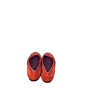 Marc Jacobs Suede Red & Purple Beaded Bow Detail Flats Shoes Women Sz 36 thumbnail 5