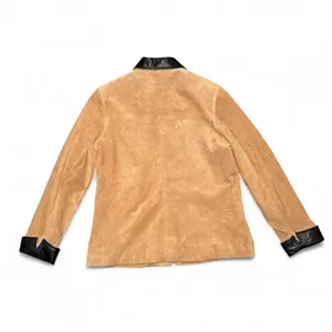 Reed Leather Sportswear Tan Suede Jacket Women’s Size M Genuine Leather thumbnail 2