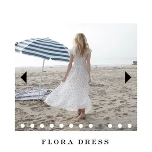 💕DOEN💕 Flora Dress ~ Salt Small White thumbnail 3