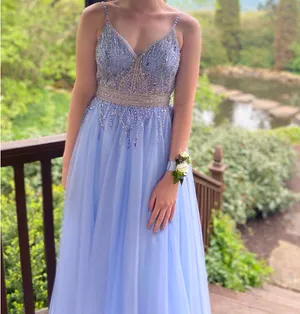 Periwinkle Prom Dress Size Coya Collection thumbnail 2