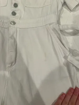 Denim Romper Boohoo thumbnail 4