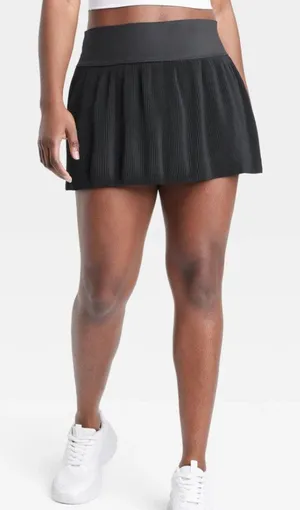 All In Motion Micro Pleated Active Mini Skort - Size Medium, Black, Like New thumbnail 1