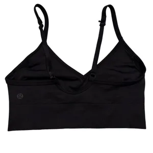 Lululemon Ebb‎ to Street Sports Bra Black Adjustable Racerback Size 4 thumbnail 4