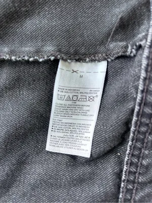 Old Navy Faded Black Denim Jacket thumbnail 5