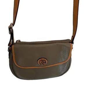 Giani Bernini Crossbody‎ Bag Gray Tan thumbnail 1