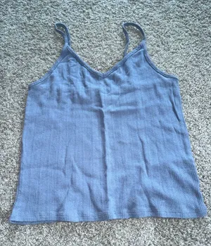 American Eagle - Pointelle Cami - M, Blue thumbnail 1