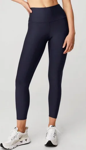 Alo 7/8 High-Waist Airlift Leggings Navy Hi-Rise Waisted Tights Skinny Pants S thumbnail 1