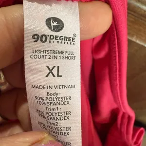 90 Degree By Reflex Pink Athletic Shorts thumbnail 8