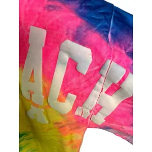 Vintage Tie Dye Daytona Beach Florida T-Shirt Large Long Sleeve Cotton 90s Retro thumbnail 9