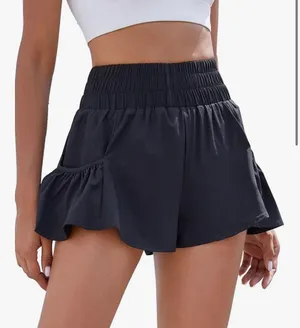 Black Athletic Running Shorts thumbnail 1