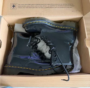 Dr. Martens Black 1460 Women’s Patent Leather Boots thumbnail 1