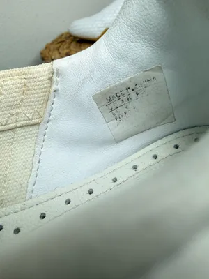 Adidas Chen Tao Sneakers Y2K Leather Quilted shoe Slip-On Quilt Taekwondo White thumbnail 9