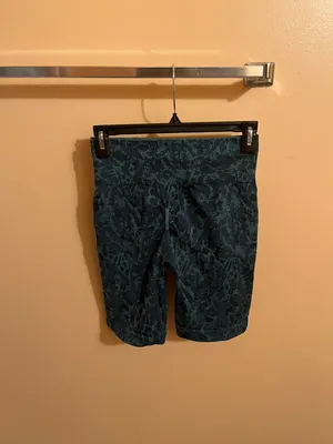 Gymshark Adapt Animal Seamless Cycling Shorts in Teal thumbnail 4